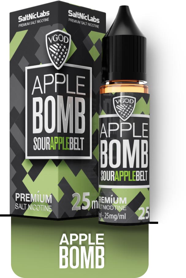 سالت نیکوتین ویگاد سیب سبز VGOD Apple Bomb
