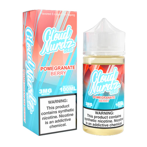 جوس یخی انار بری کلود نردز | Cloud Nurdz Pomegranate Berry Iced 100ml