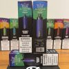 ویپ یکبار مصرف الفاخر بری نعنا Al Fakher Crown Bar Berry Mint 15000 Puff Pro با مانیتور LED