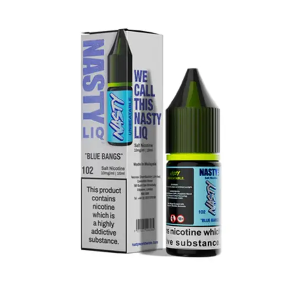 سالت بلوبری نستی ۱۰ میل | Nasty Blue Bangs Liq 102 10ML
