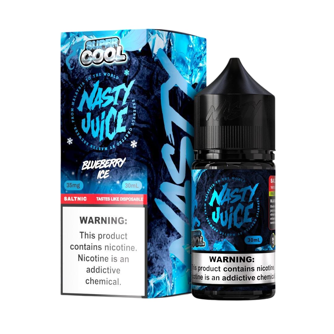 سالت بلوبری یخ نستی | Nasty Super Cool Blueberry Ice 30ML