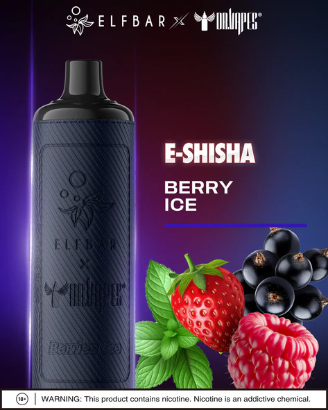 ویپ یکبار مصرف دکترویپ الفبار بری آیس | ElfBar x Dr Vapes Berry Ice 20000 Puff
