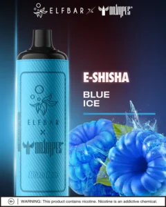 ویپ یکبار مصرف دکترویپ الفبار بلوبری یخ | ElfBar x Dr Vapes Blueberry Ice 20000 Puff