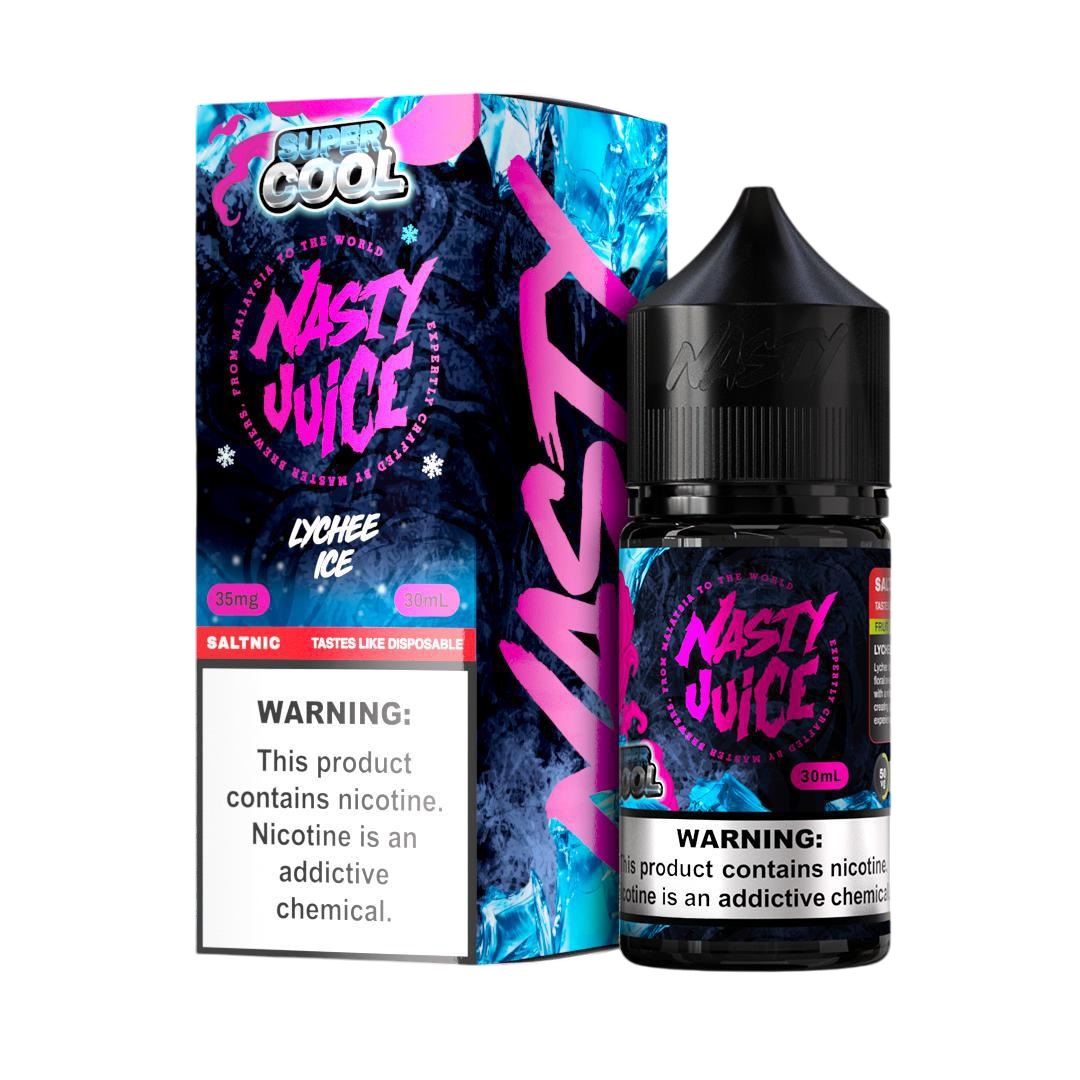 سالت لیچی یخ نستی | Nasty Super Cool Lychee Ice 30ML