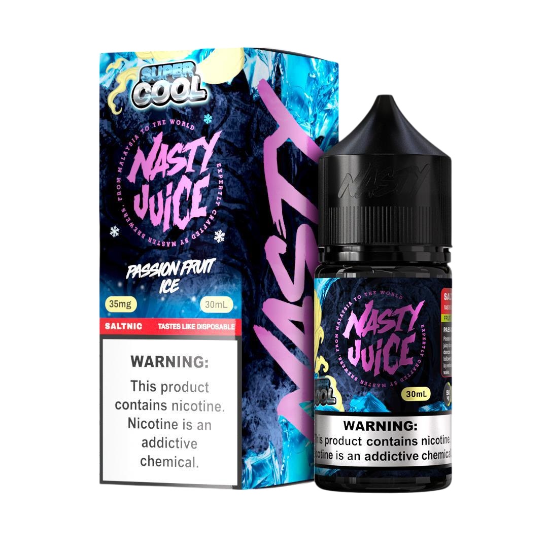 سالت پشن فروت یخ نستی | Nasty Super Cool Passion Fruit Ice 30ML