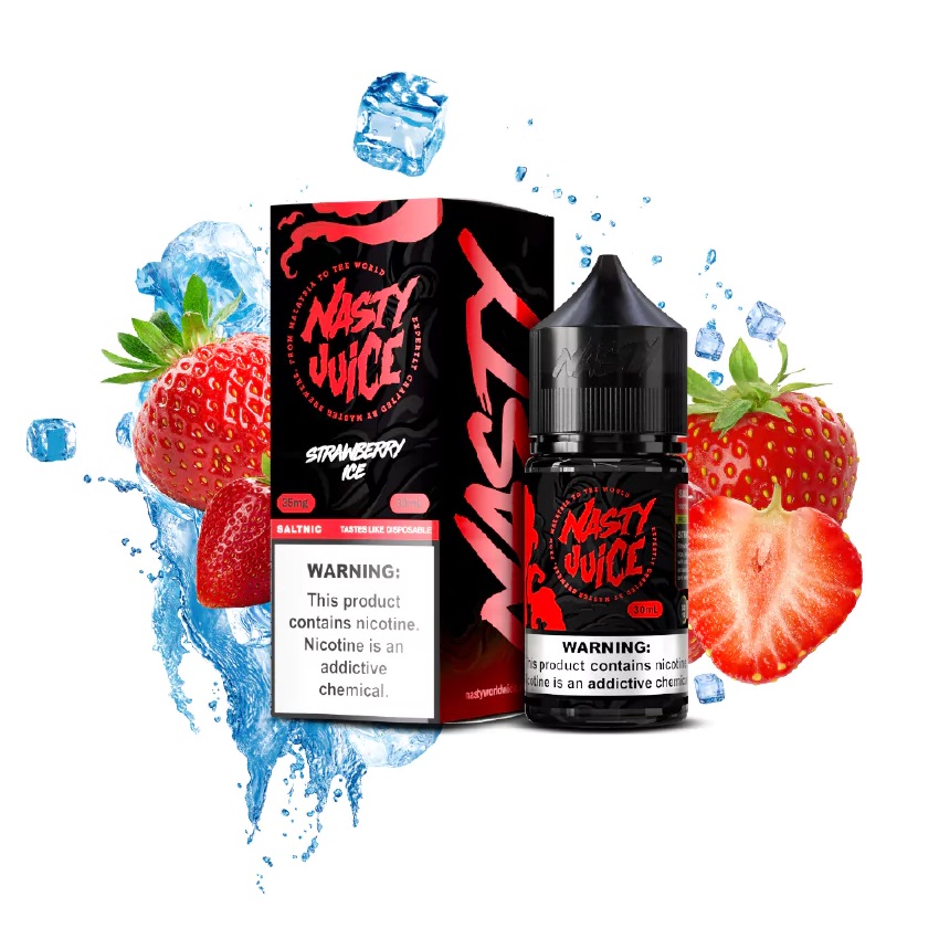 سالت توت فرنگی یخ نستی | Nasty Strawberry Ice 30ML
