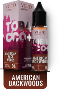 سالت ویگاد تنباکو آمریکایی اورجینال | VGOD Tobacco American Backwoods 30ml