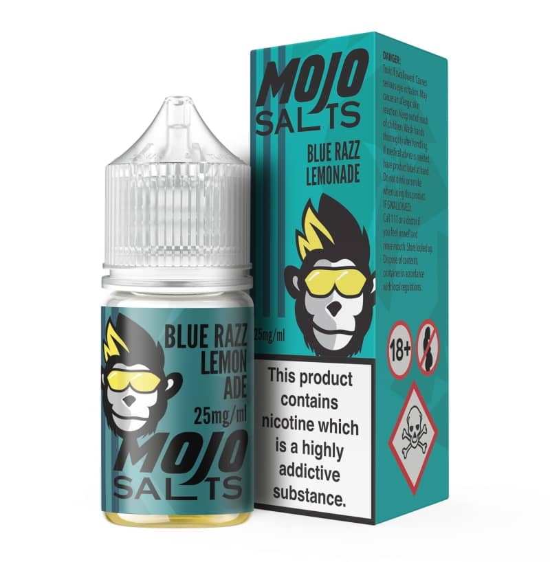 سالت نیکوتین تمشک آبی لیموناد موجو اورجینال ۳۰ میل با طعم ترش و ملس | MOJO Blue Razz Lemonade 30ML
