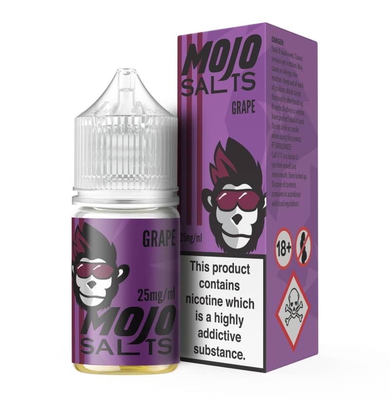 سالت نیکوتین انگور یخ موجو اورجینال ۳۰ میل با طعم انگور بنفش و خنکی یخ | MOJO Grape Ice 30ML